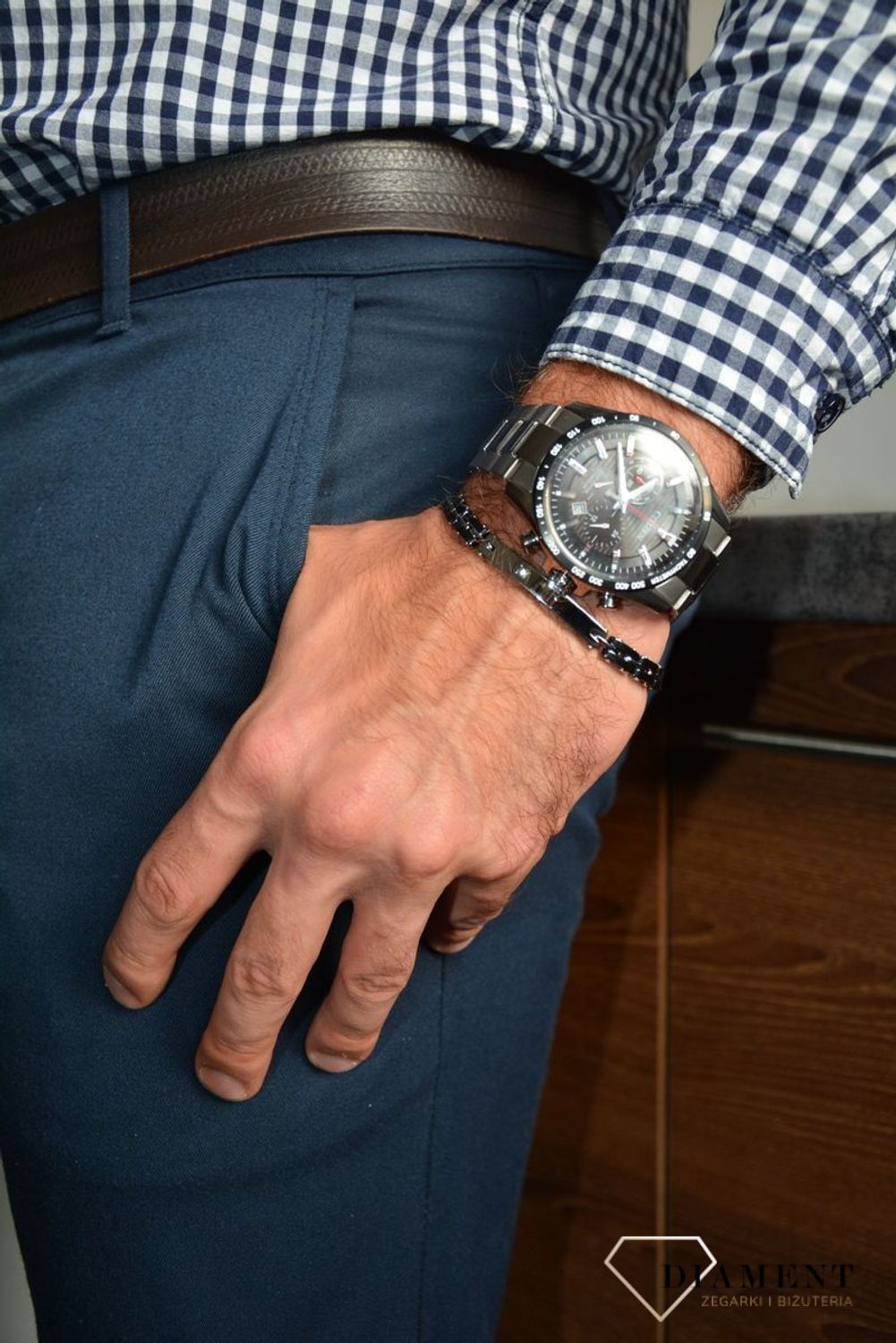 Bransoletka męska czarna stalowa Nomination 028302 006  ✓ bransoletki męskie ✓ Akcesoria męskie ✓ prezent dla faceta✓ Bransoletki Nomination.jpg